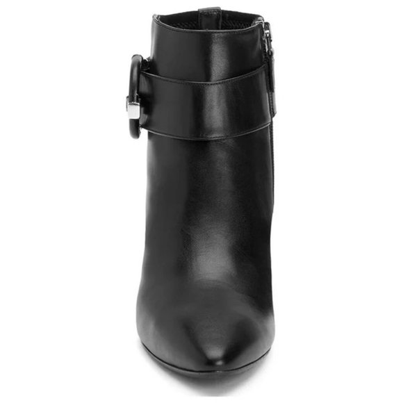 New Aquatalia 'Phiona' Black Leather Suede Bootie $525 - Picture 2 of 8